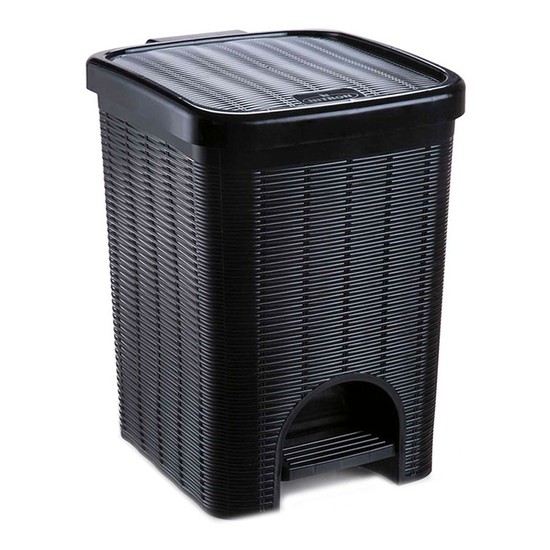 LIXEIRA 12,0L C/PED. BRANCA JUTA NITRO.