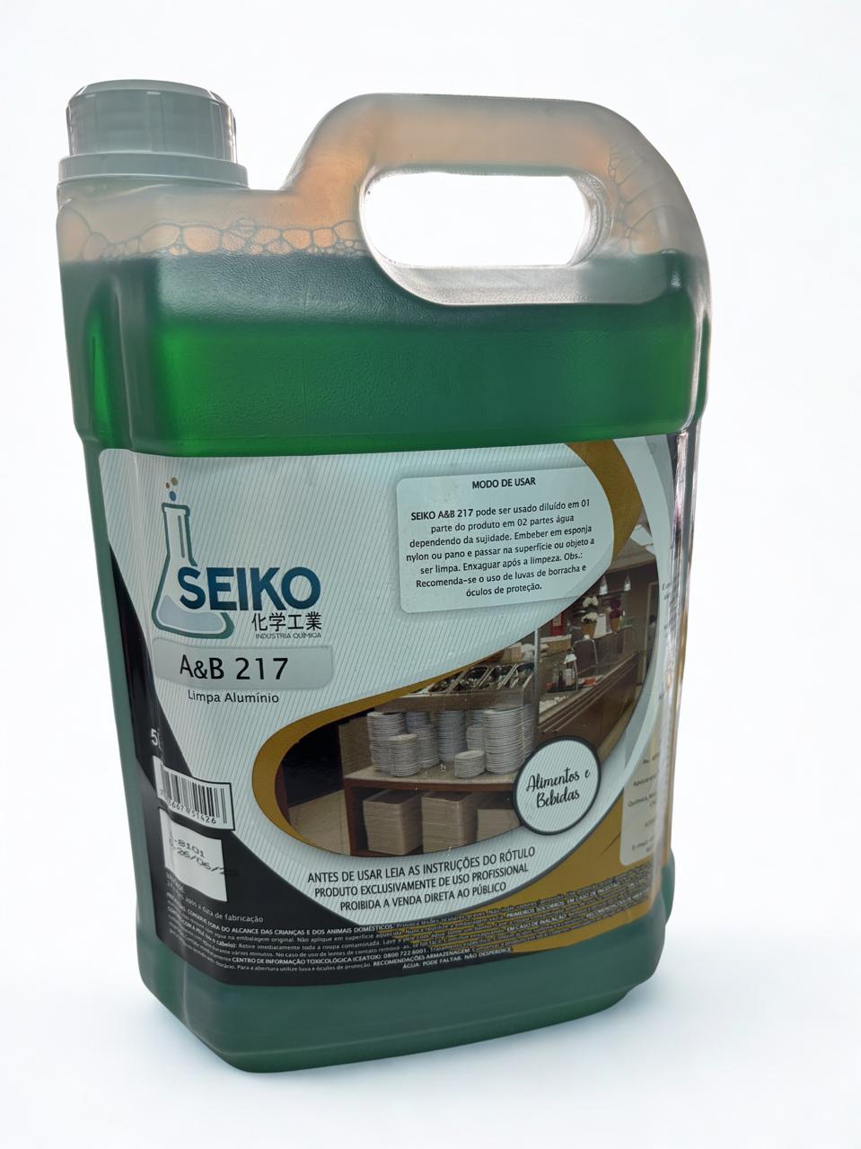 217 - SEIKO A&B LIMPA ALUMINIO 5L