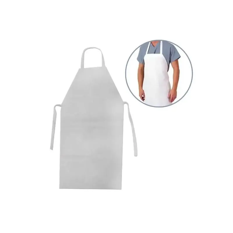 AVENTAL PVC FORRADO BRANCO.