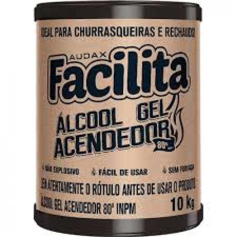 ALCOOL GEL 80º ACENDEDOR 10 KG FACILITA AUDAX