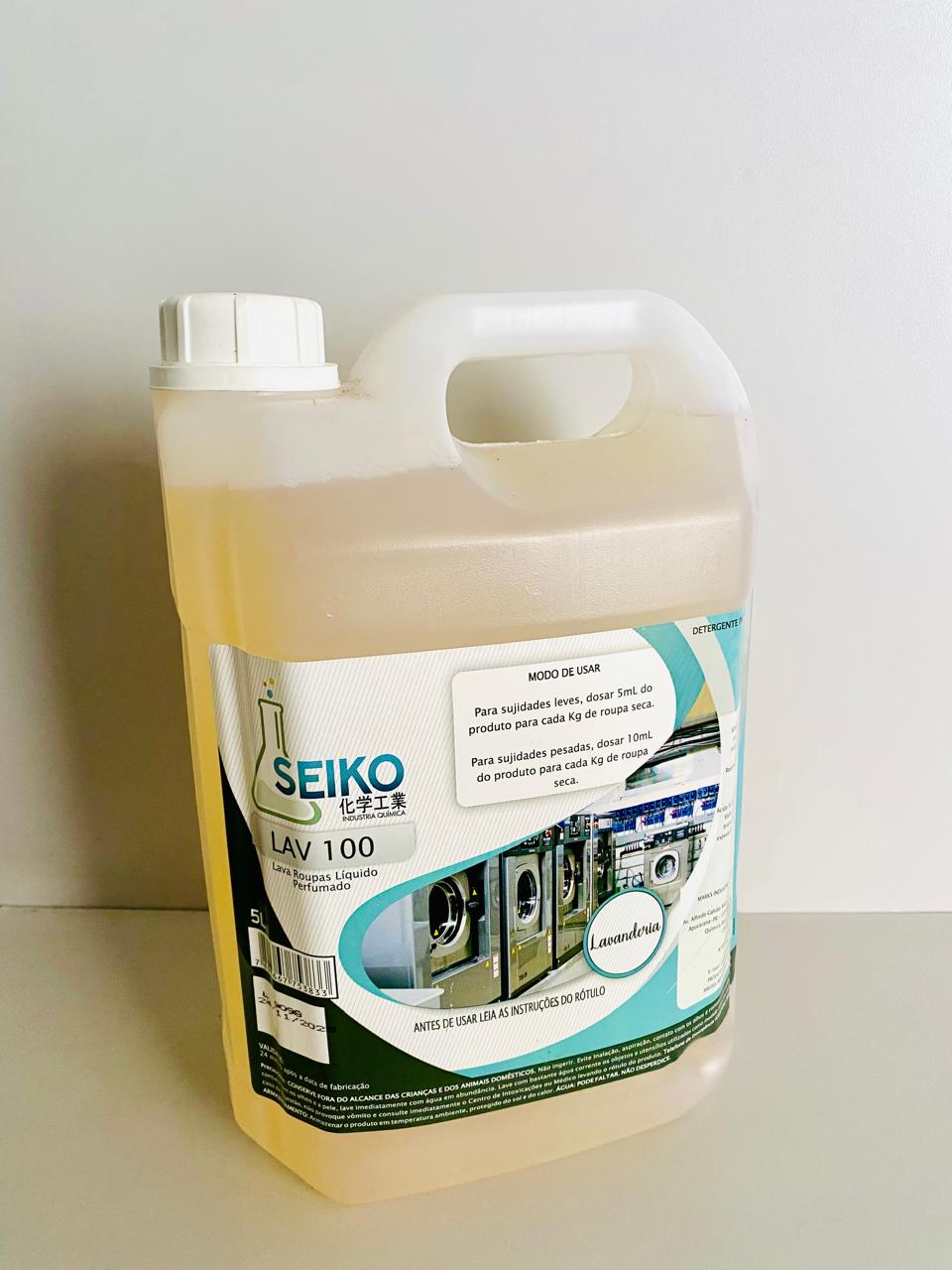 100-SEIKO LAVA ROUPAS LIQUIDO 5L.