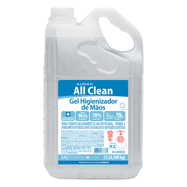 ALL CLEAN ALCOOL GEL 70º 5L AUDAX
