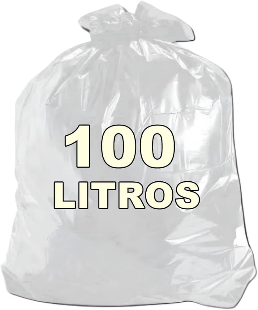 SACO P. LIXO 100L 0,06 TRANSPARENTE C/100