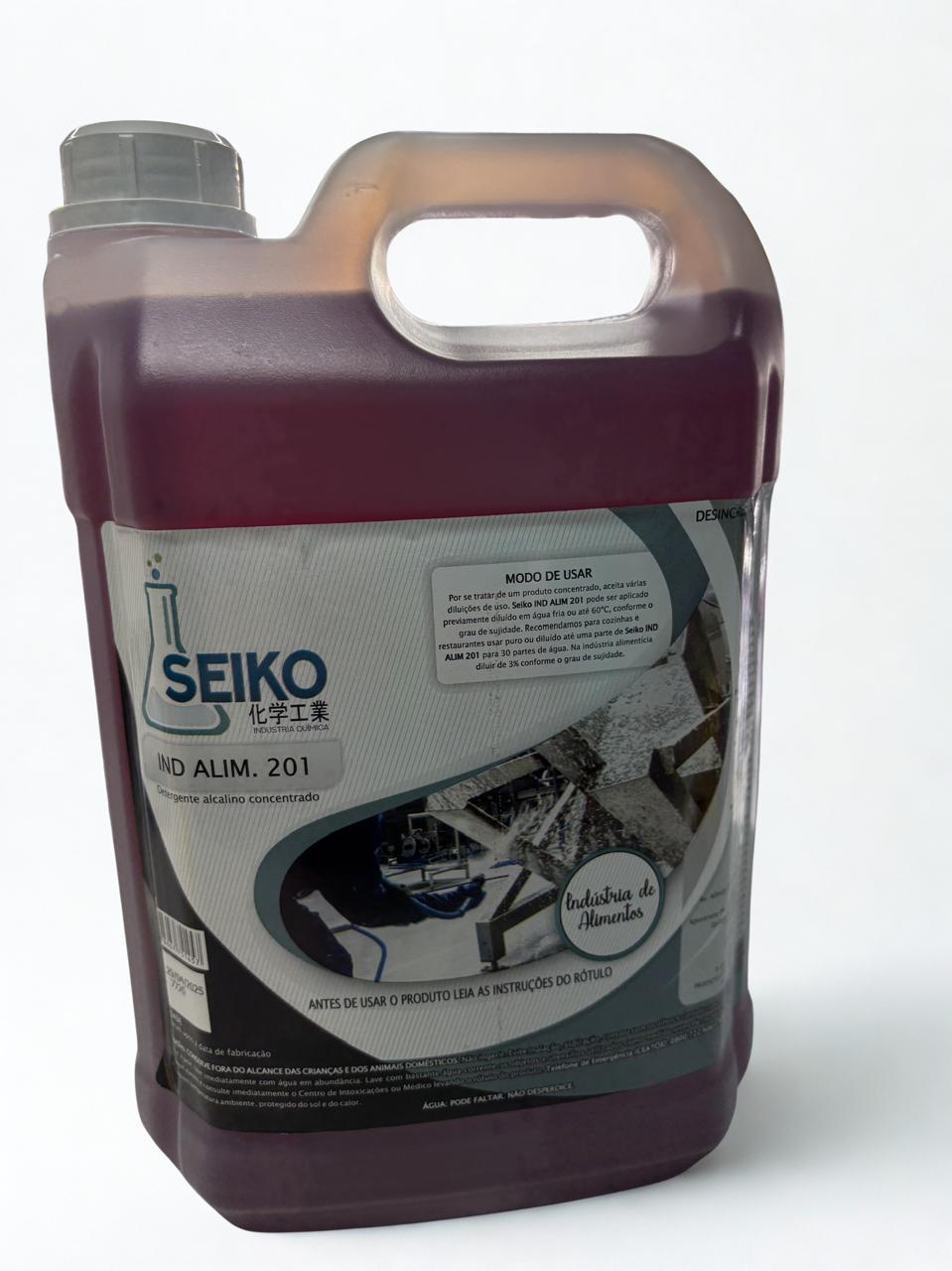 201 - SEIKO IND ALIM DETERG. ALCALINO CONC. 5L