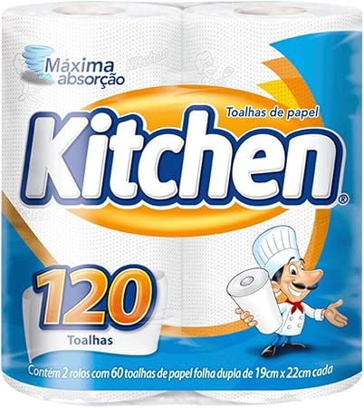 TOALHA DE PAPEL KITCHEN FD 120FLS SOFTYS