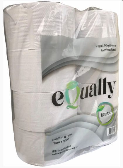 EQUALLY PAPEL HIGIENICO BRANCO 8x300.