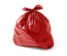 SACO P. LIXO 200LT VERMELHO 85X95 0,6 C/100