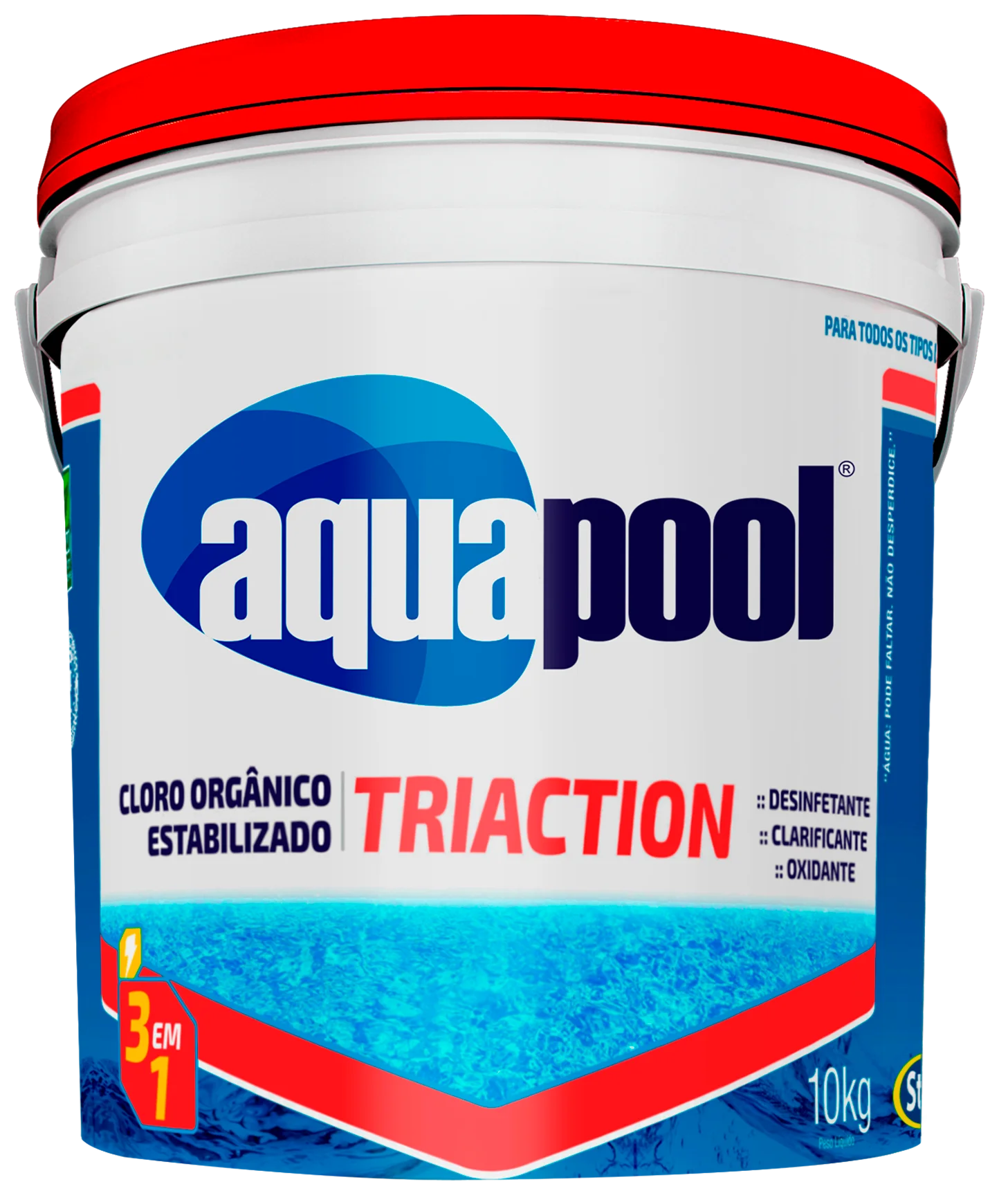 AQUAPOOL CLORO GRANULADO TRIACTION 10KG.