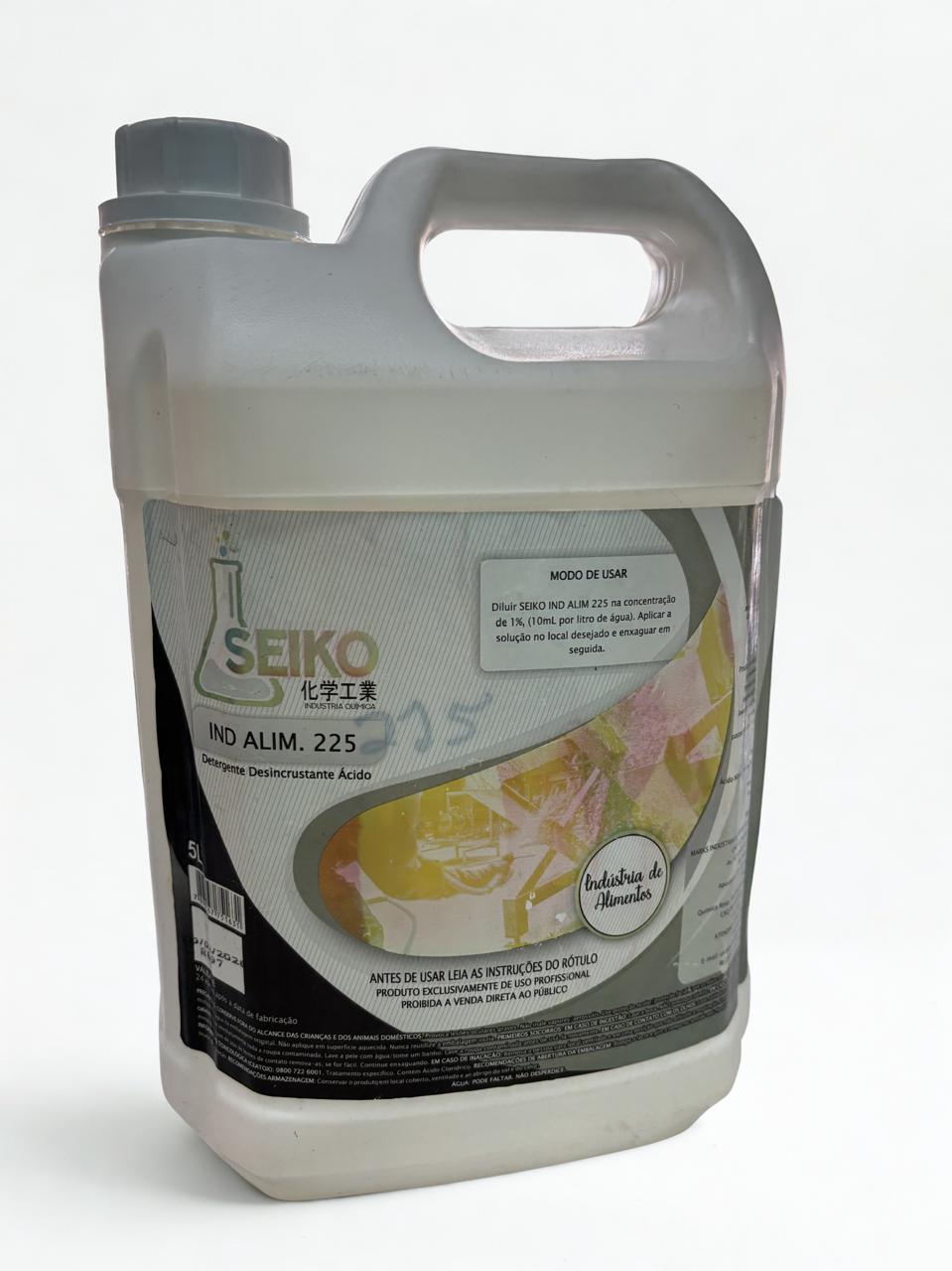 225 - SEIKO IND ALIM DETERG. DESINCRUSTANTE ACIDO 5L