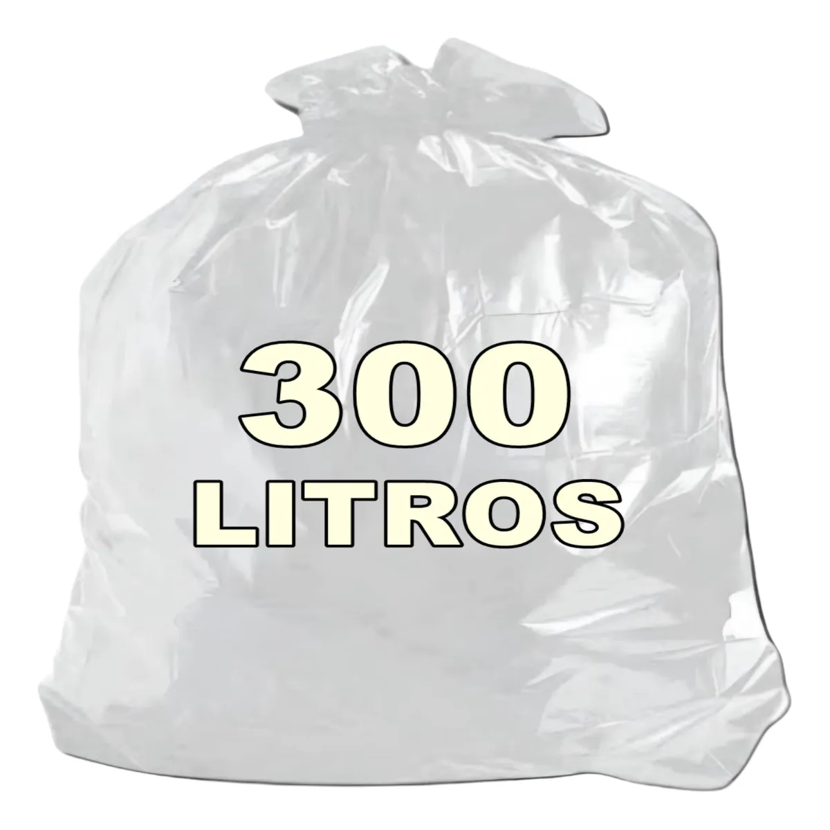 SACO P. LIXO 300L 0,6 TRANSPARENTE C/100