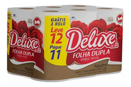 PAPEL HIGIENICO DELUXE ULTRA FD 20M L12P11.