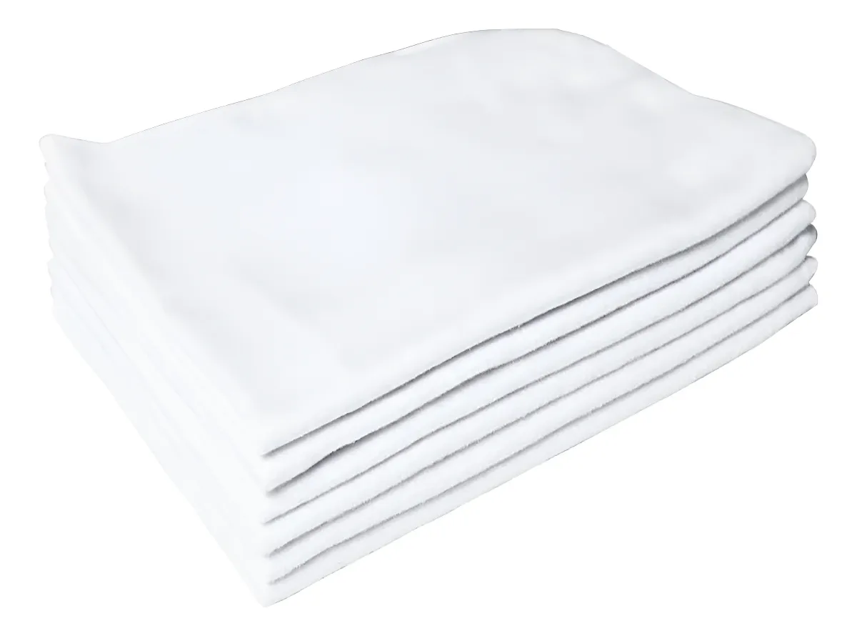 FLANELA BRANCA 38X58CM.