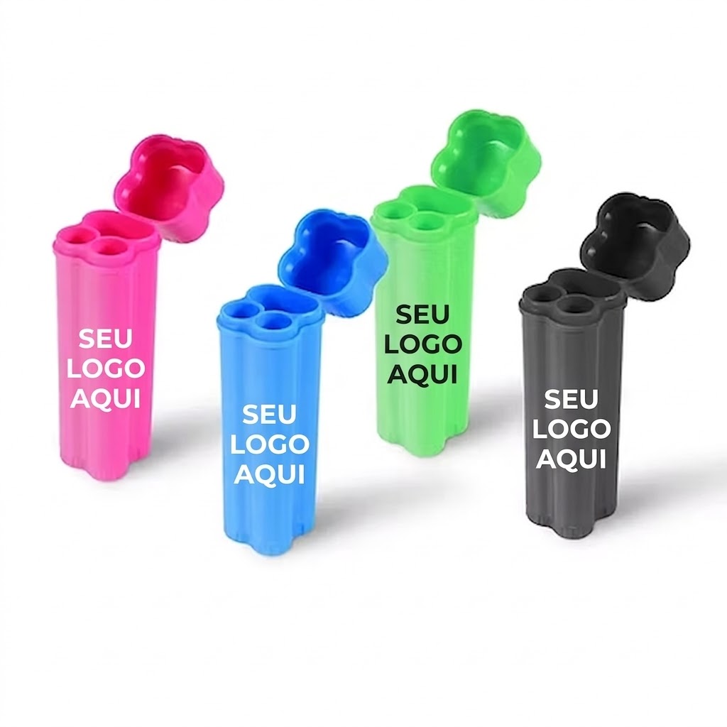 TUBO MOCO DUPLO COM PORTA ISQUEIRO 