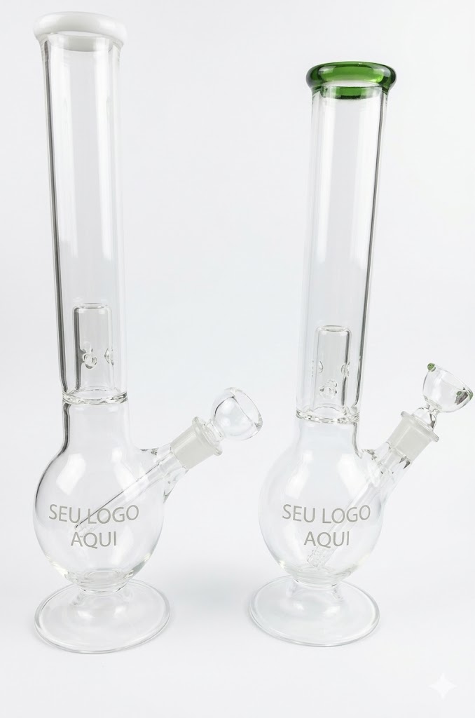 BONG VIDRO  PERCOLATOR C/ JUNTA