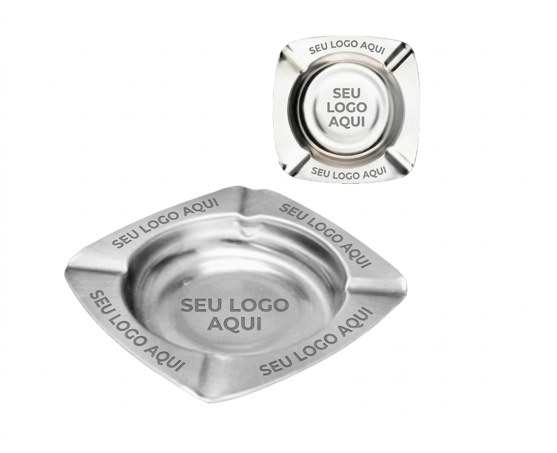 CINZEIRO DE METAL   11X11CM   