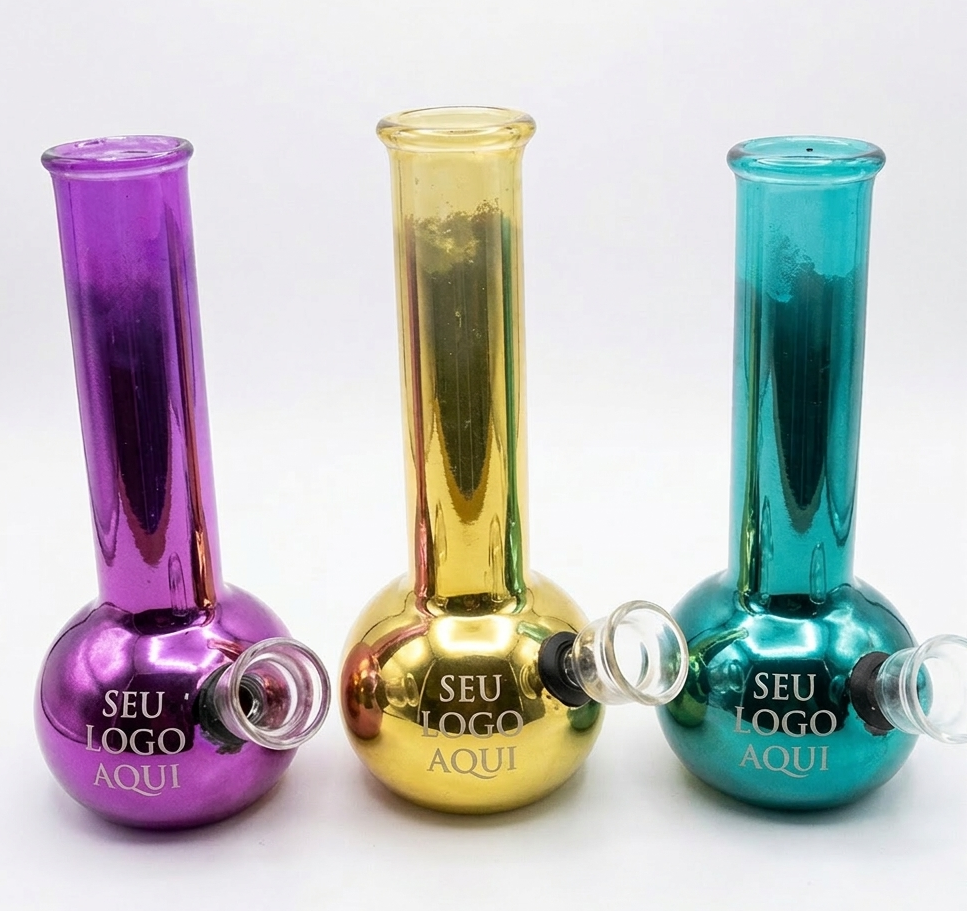 MINI BONG  12CM CROMADO