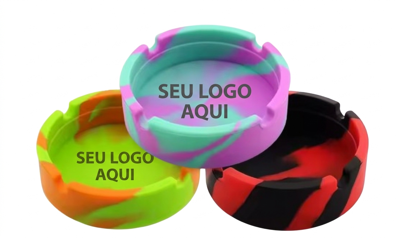 CINZEIRO SILICONE QUADRADO OU REDONDO