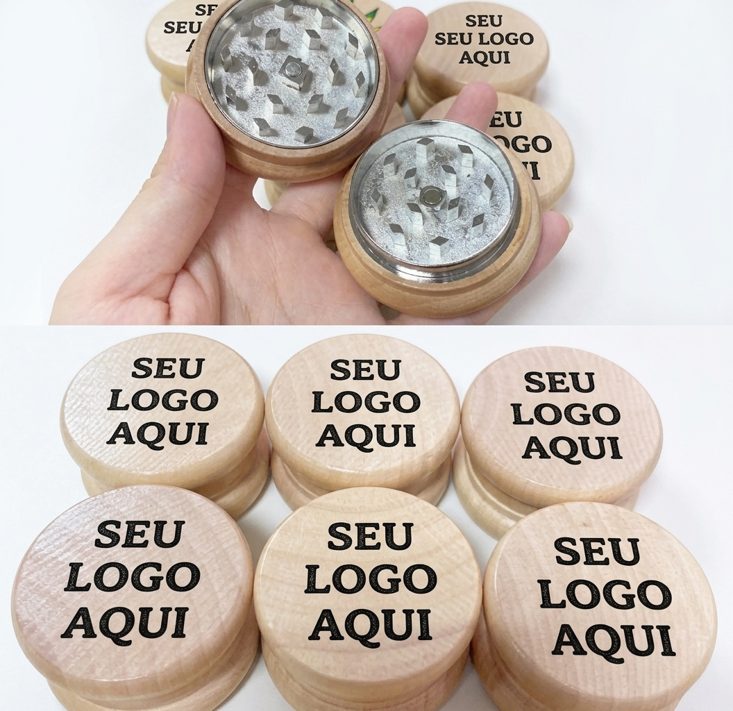 DICHAVADOR METAL 55MM  2 PARTES REVESTIMENTO DE MADEIRA