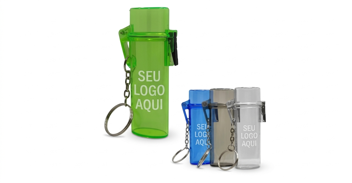 PORTA ISQUEIRO CHAVEIRO