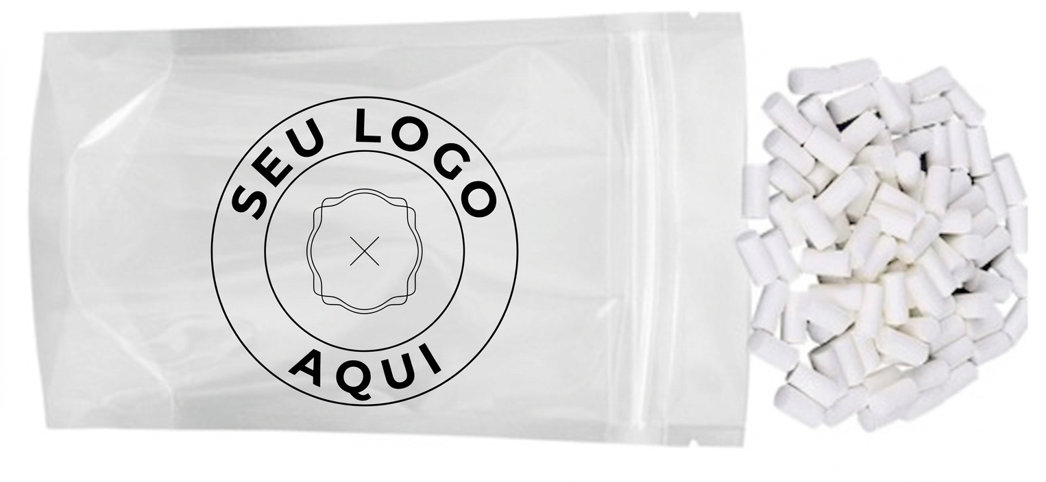 ZIPLOCK COM 100 FILTROS ALGODÃO