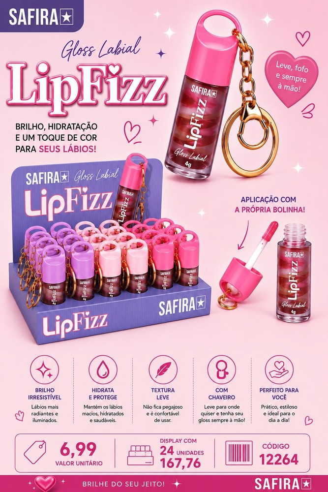 Gloss Labial LipFizz 12264 un6.99 cx24