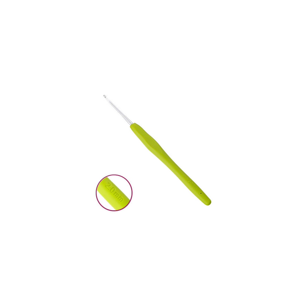 AGULHA CROCHE ERGONOMICA - N°2.0 - 35249