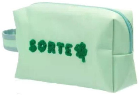 Nécessaire com alça letra plush FLO2613 un14.90 cx12