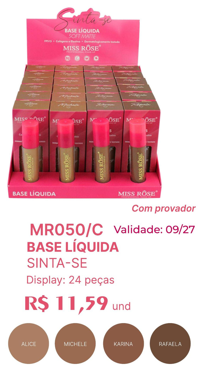 Base Líquida Sinta-Se MR050/C un11.59 cx24
