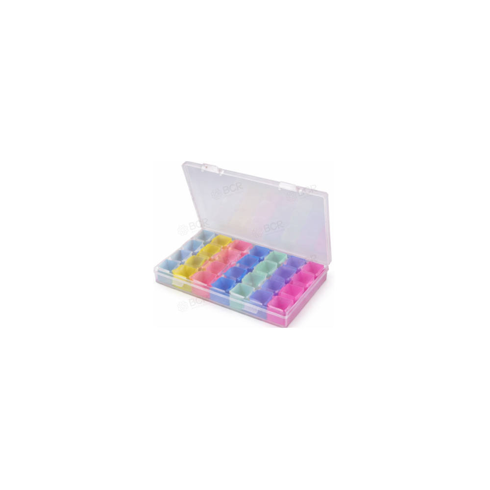 CAIXA ORGANIZADORA DE GLITTER - COLORIDA - 31552