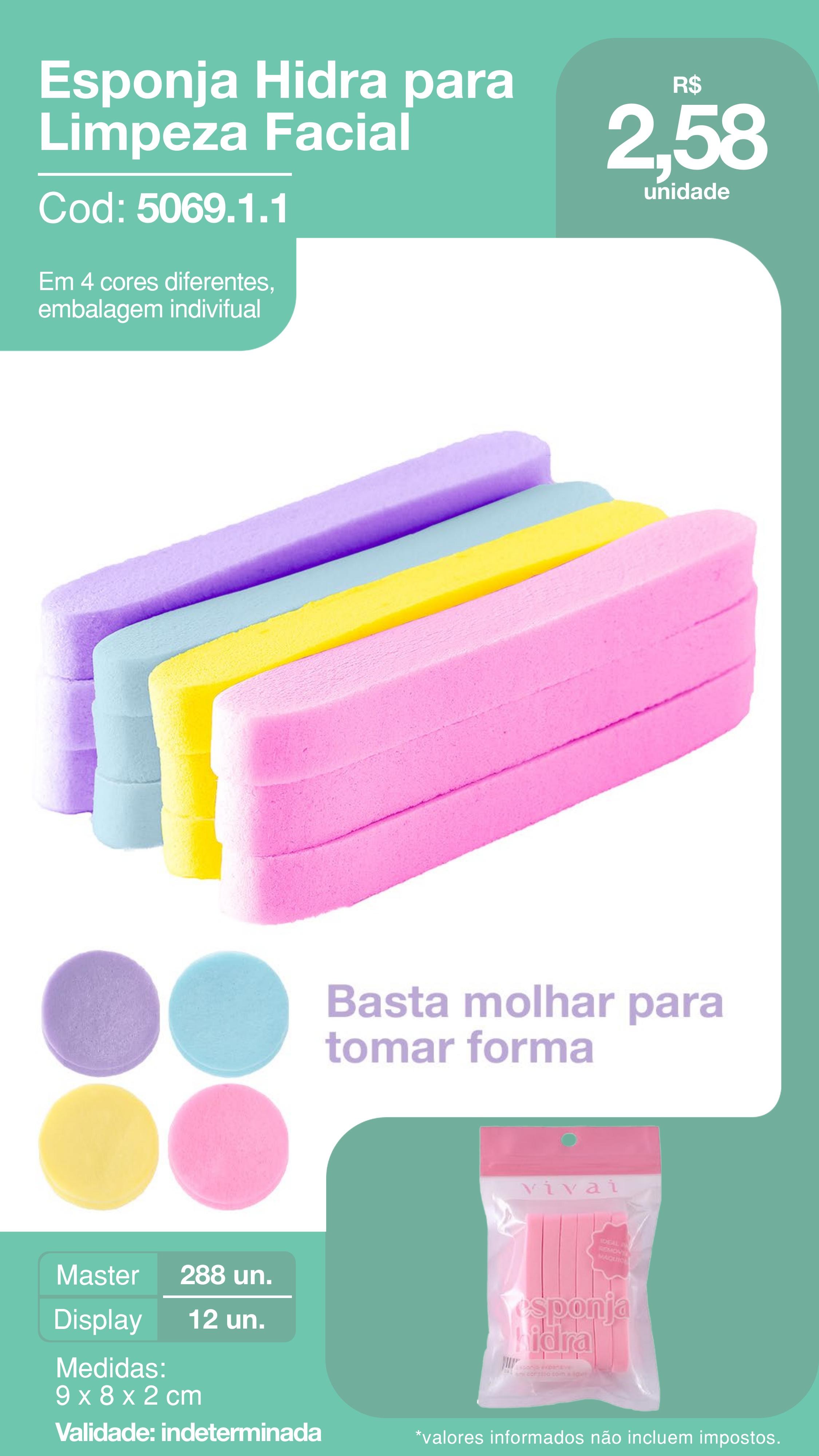 Esponja Beauty 5069.1.1 un2.58 cx288