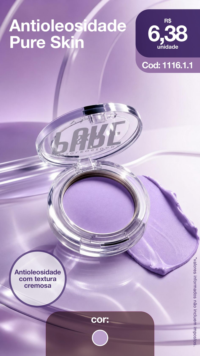 Antioleosidade Pure Skin 1116.1.1 un6.38 cx144