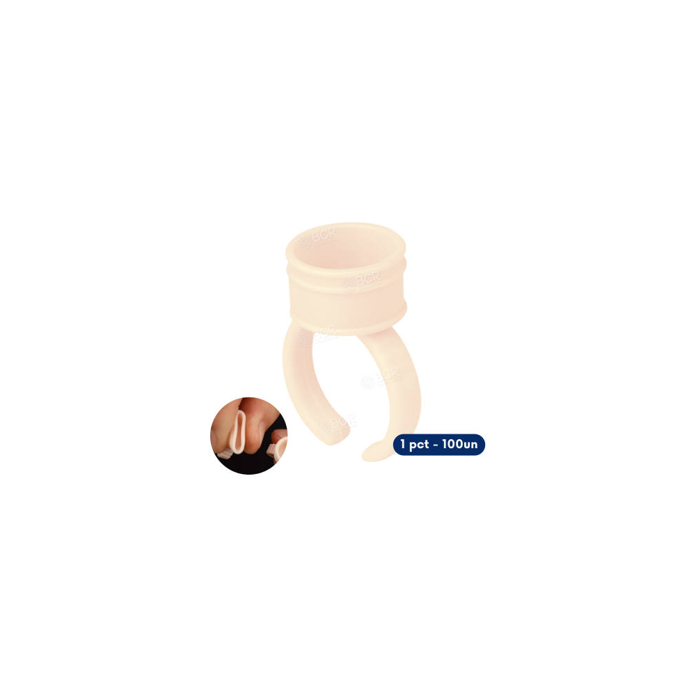 Anel Batoque 1,2mm - Silicone - 100un