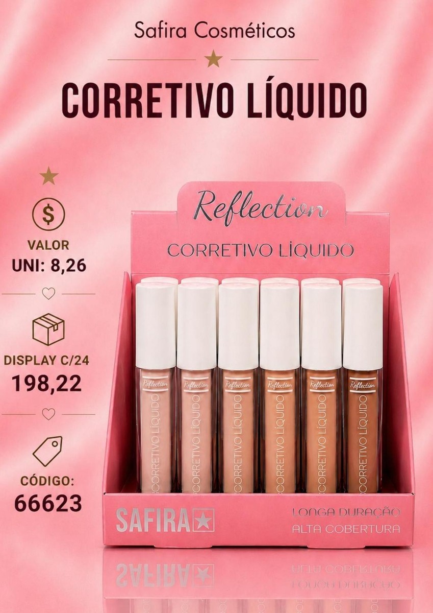 Corretivo Liquido (Reflection) 66623 un8.26 cx24