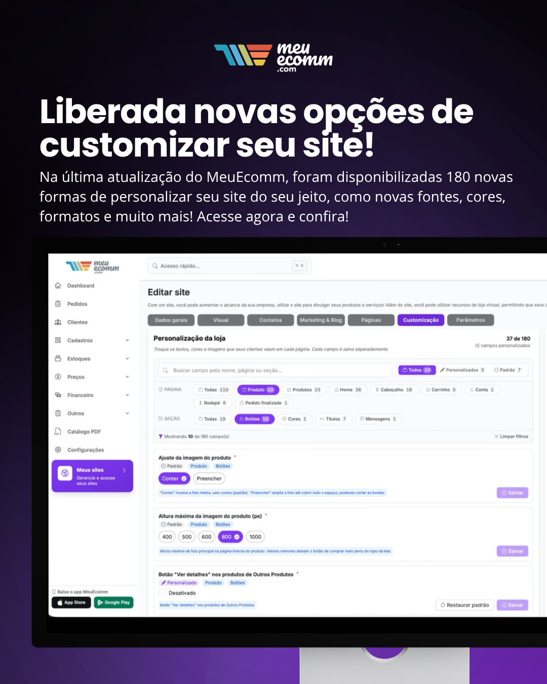 Descubra as Novidades nas Customizações Avançadas do Seu Site!