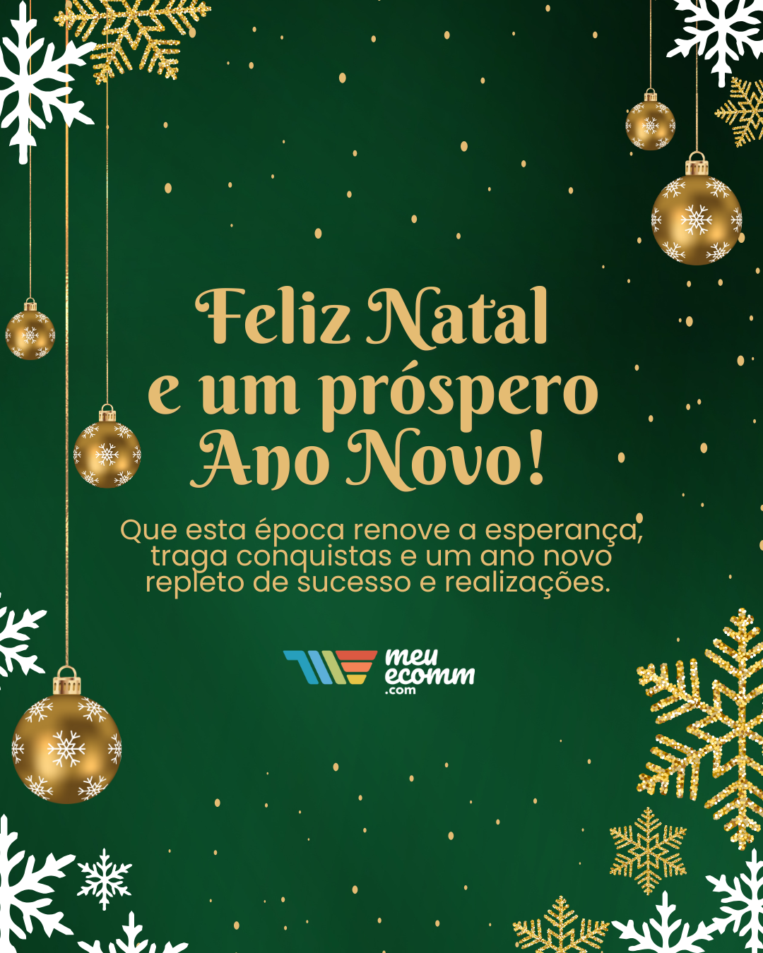Feliz Natal e um Próspero 2026 para Todos os Usuários do MeuEcomm!