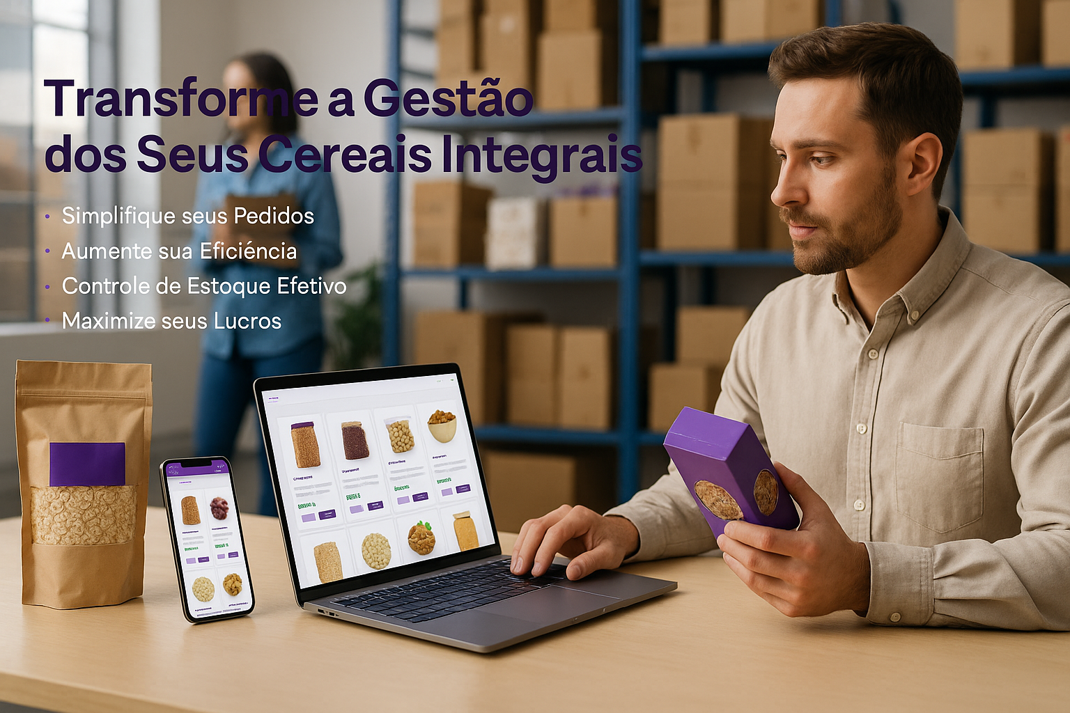 Transforme a Gestão dos Seus Cereais Integrais